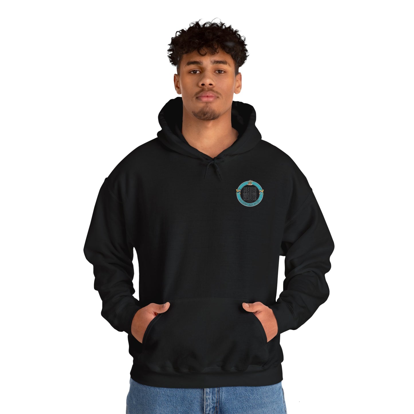 Eco-Friendly Unisex Hoodie: "Never Waver Tiki Drinks Made Me Do It? " - Never Waver