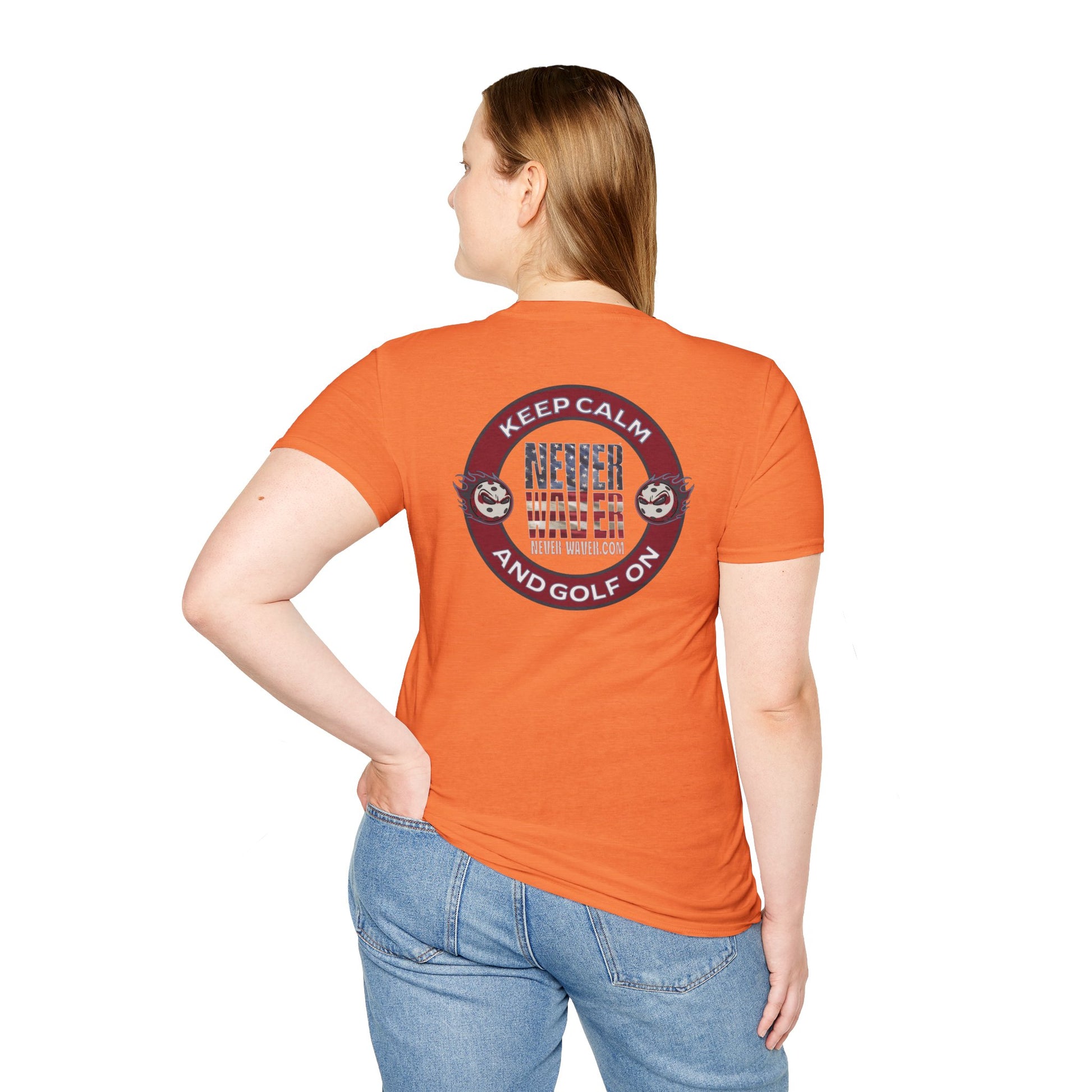 Never Waver Golf Unisex Soft style T-Shirt - Never Waver