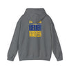 Inspired Unisex Heavy Blend™ Hooded Sweatshirt -Los Angeles Fans NEVER WAVER Graphic - Never Waver
