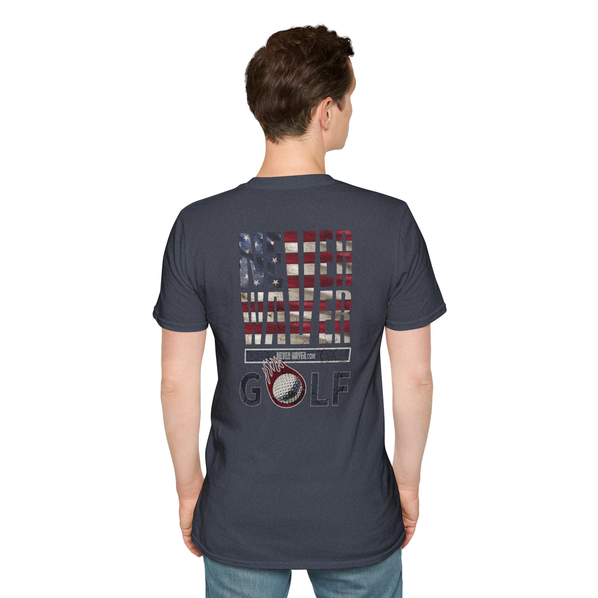 Never Waver Golf Unisex Soft style T-Shirt - Never Waver