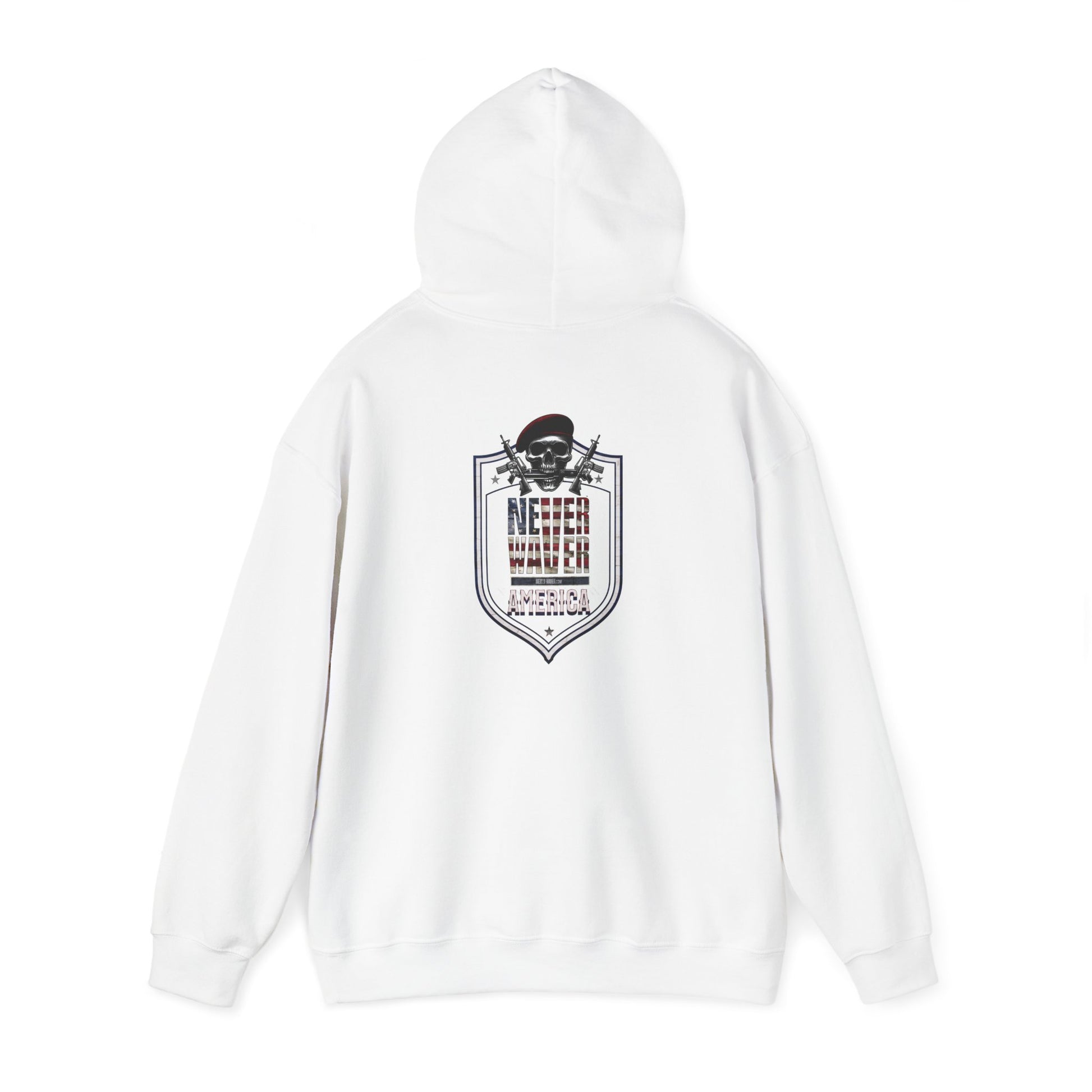 Never Waver Unisex Hooded Sweatshirt - Cozy Casual Wear for Everyday Comfort - Never Waver