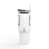 Insulated Travel Mug - Never Waver Tree of Cancer Ribbons, 40oz - Never Waver