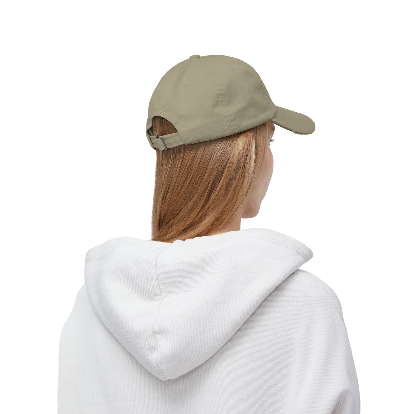 Distressed Cap - Never Waver Statement Hat for Everyday Style
