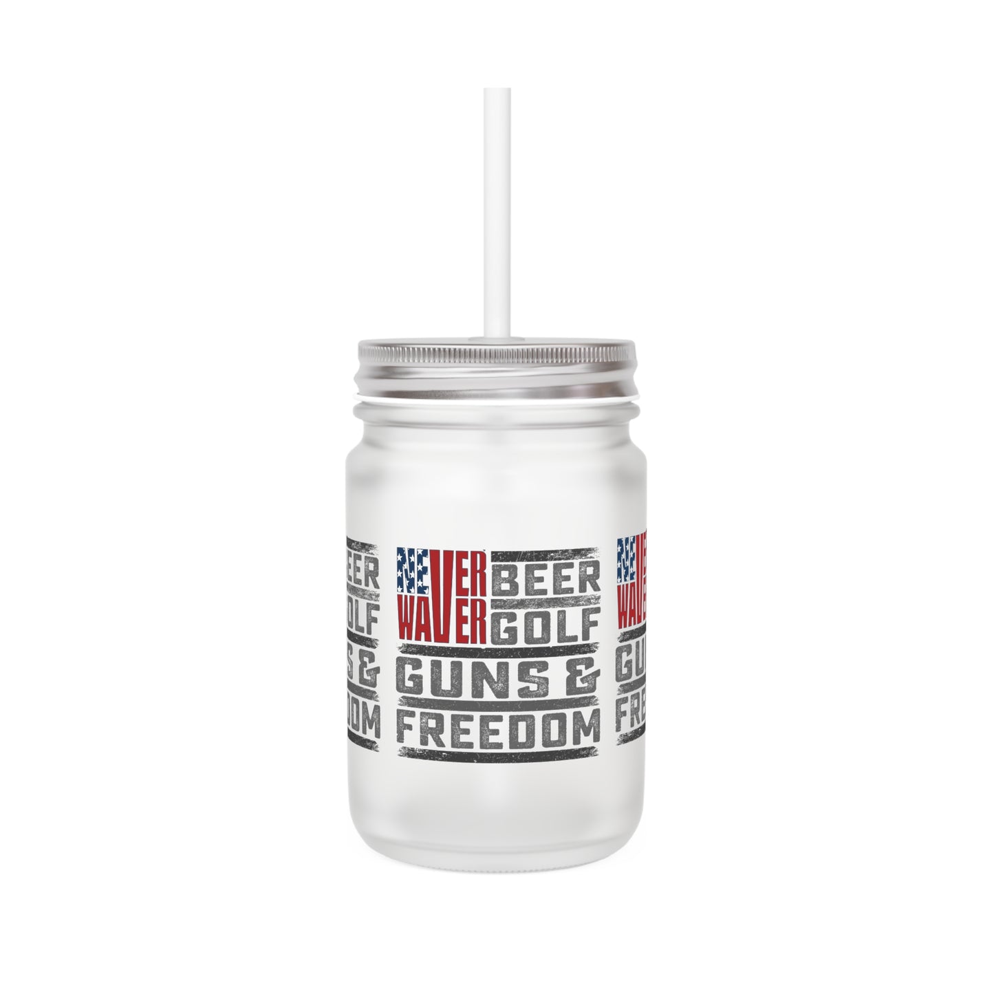Never Waver Golf Mason Jar Cup - Perfect for Golf Lovers! - Never Waver