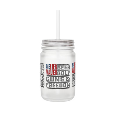 Never Waver Golf Mason Jar Cup - Perfect for Golf Lovers! - Never Waver