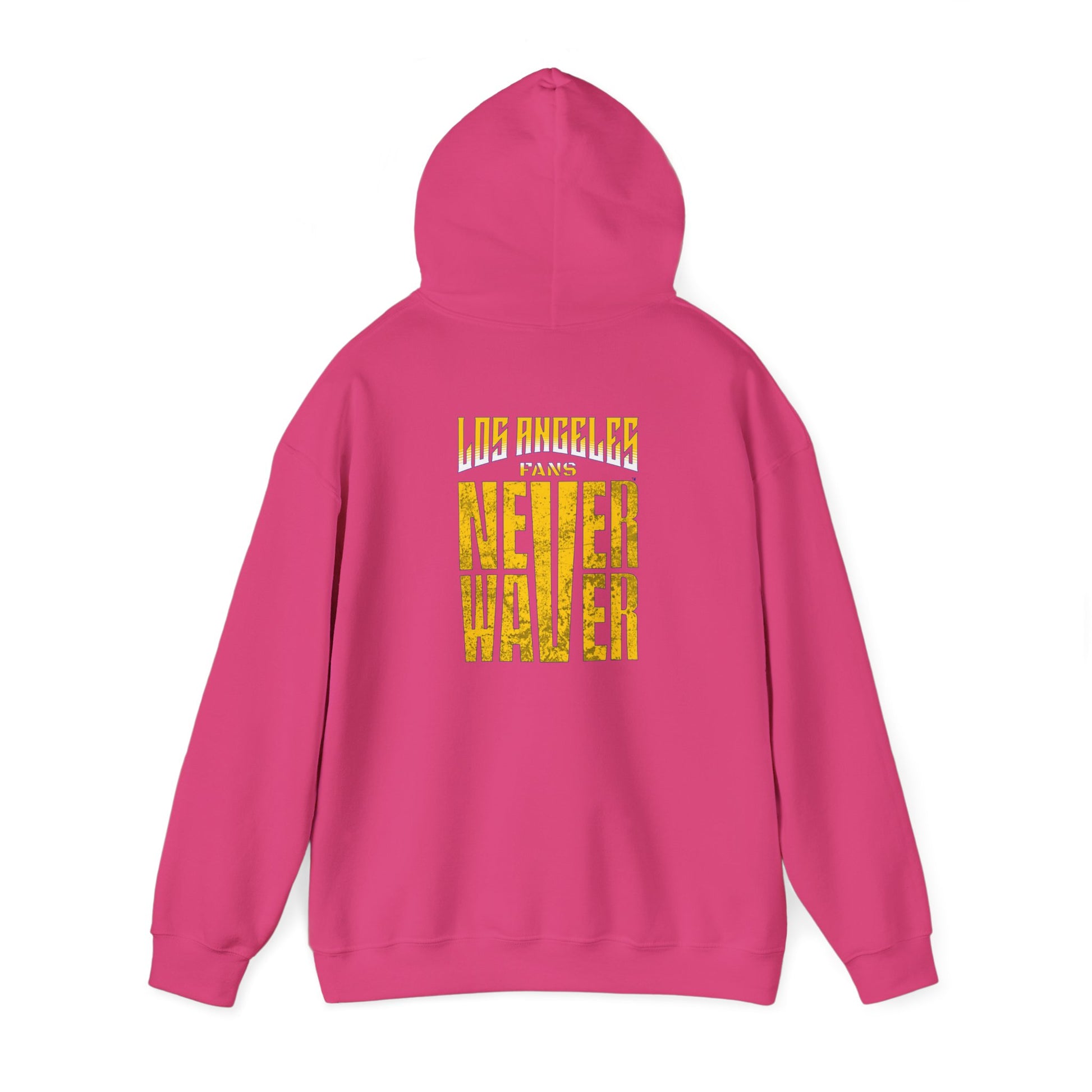 Unisex Heavy Blend™ Hooded Sweatshirt - "Los Angeles Fans Never Waver" Inspirational Hoodie - Never Waver