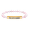 You Never Waver Bracelet Engraved Natural Stone Beaded Bracelet