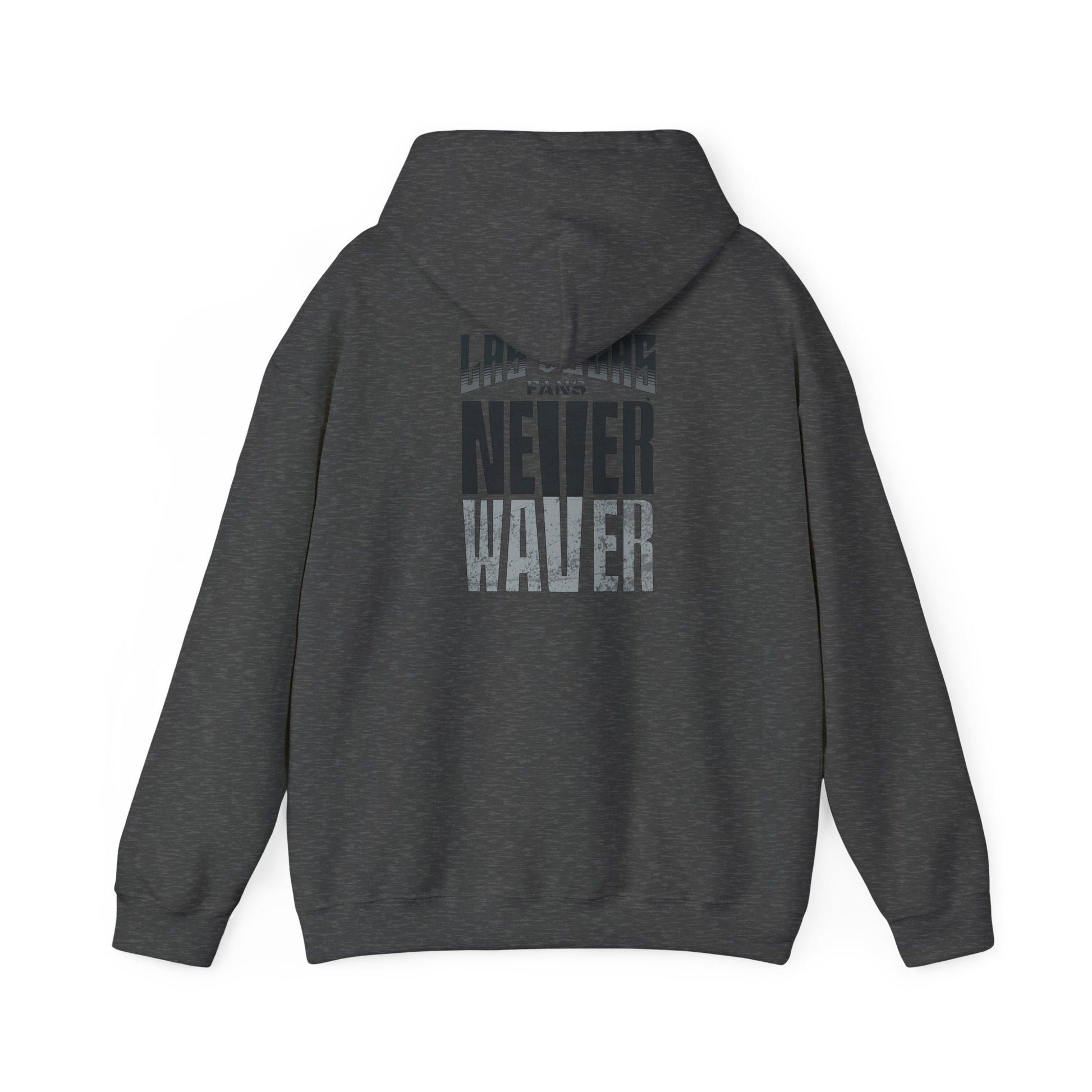 Unisex Heavy Blend™ Hooded Sweatshirt - Las Vegas Fans Never Waver Design, Perfect for Sports Fans - Never Waver