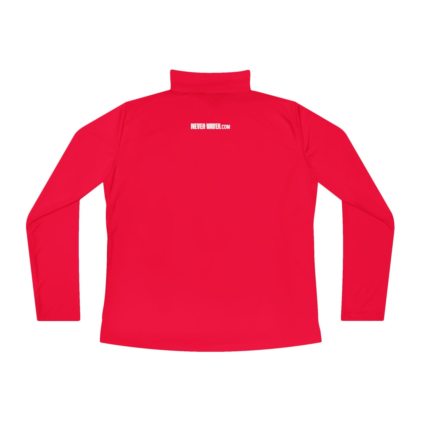 Never Waver Ladies Quarter-Zip Pullover - Stylish Activewear for Workout and Everyday Comfort
