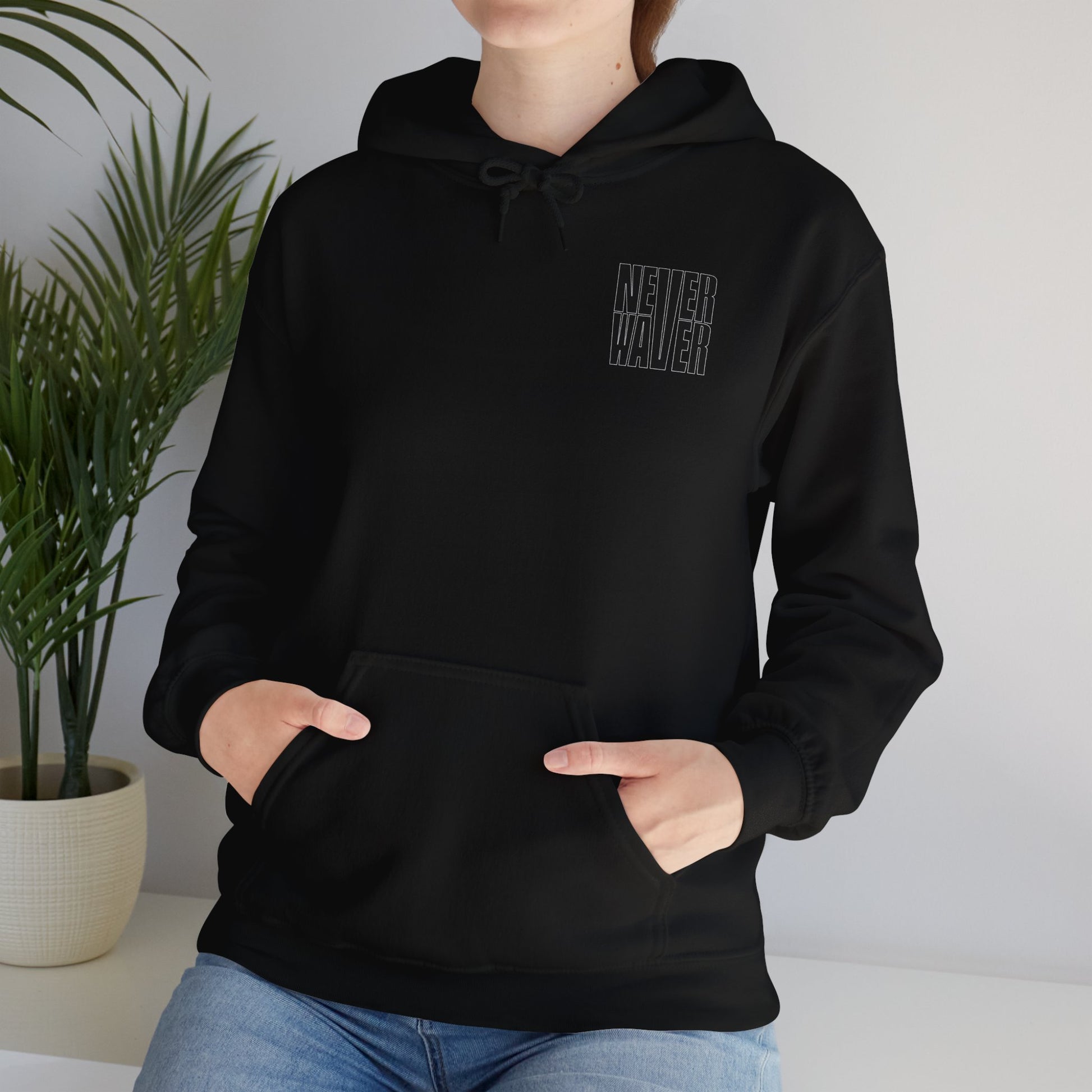 Unisex Heavy Blend™ Hoodie - 'Never Waver Ain't No Hood Like Motherhood' - Never Waver
