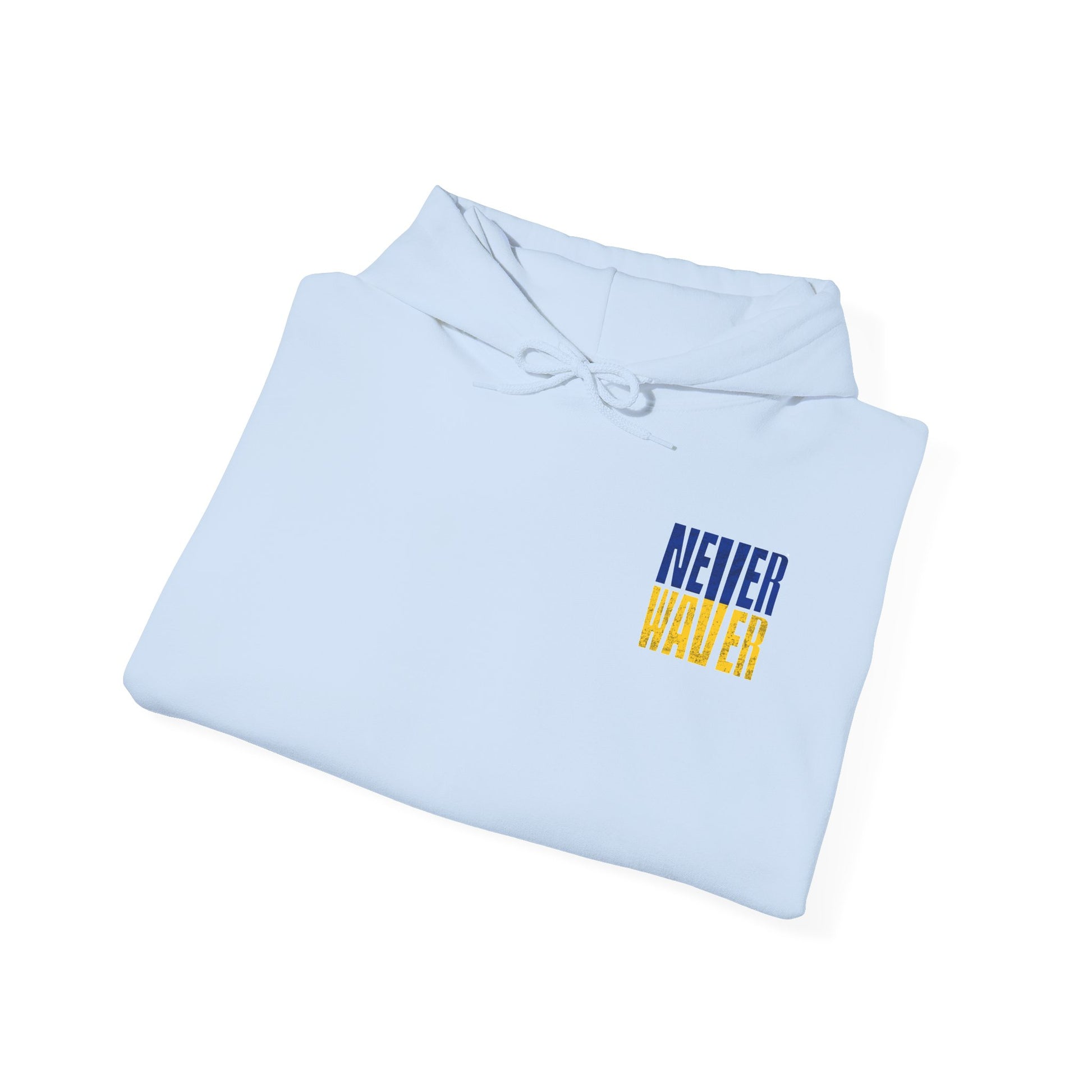 Inspired Unisex Heavy Blend™ Hooded Sweatshirt -Los Angeles Fans NEVER WAVER Graphic - Never Waver
