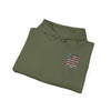 Patriotic Unisex Heavy Blend™ Hooded Sweatshirt - 'America Never Waver' - Never Waver
