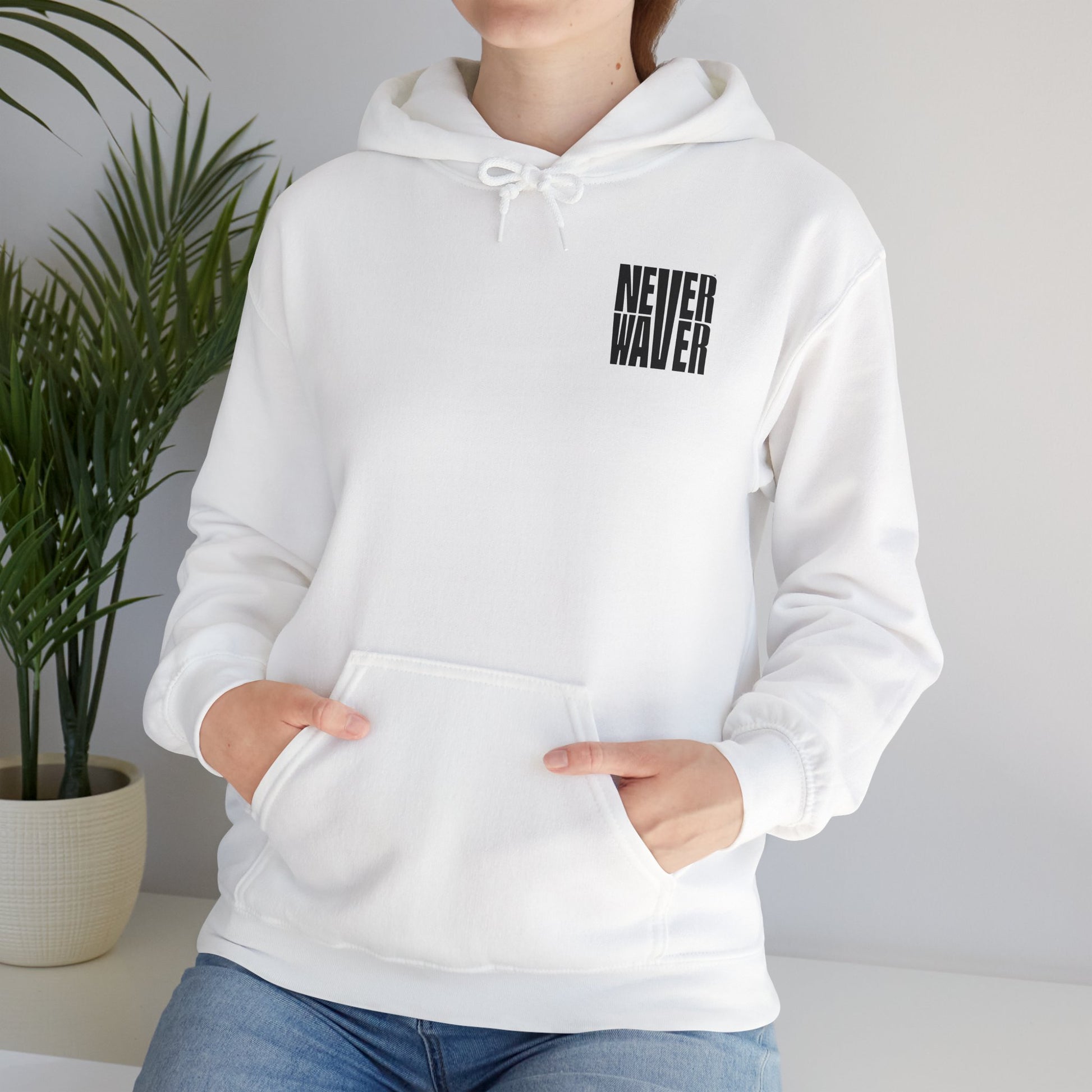 Unisex Heavy Blend™ Hoodie - 'Never Waver Ain't No Hood Like Motherhood' - Never Waver
