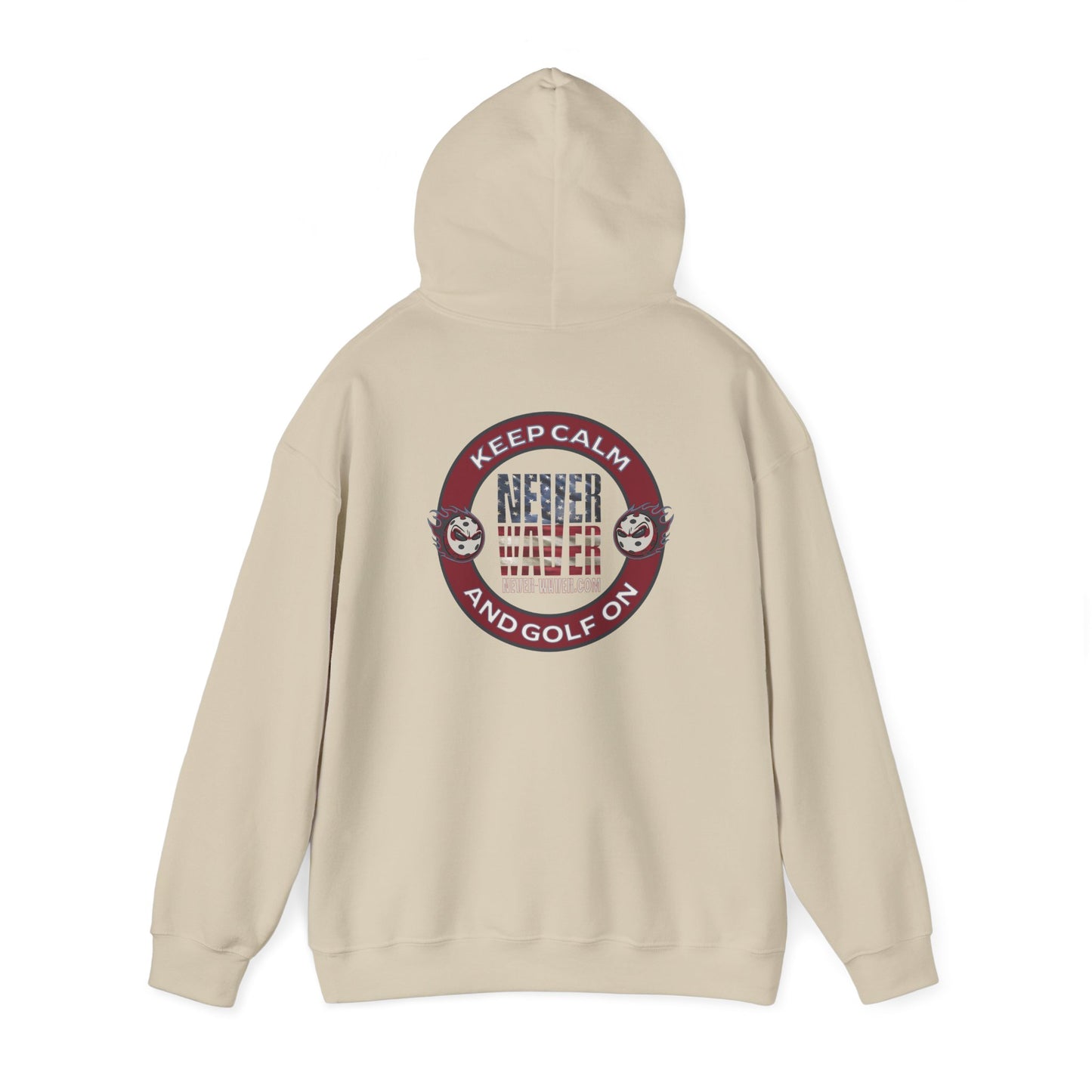 Never Waver Golf Hoodie - Unisex Heavy Blend™ Sweatshirt - Never Waver