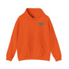Unisex Heavy Blend™ Hooded Sweatshirt -Miami Fans  NEVER WAVER w Leopard Football | Cozy Streetwear for Every Day - Never Waver