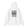 Las Vegas Fans Never Waver w Leopard Football Unisex Heavy Blend™ Hooded Sweatshirt - Cozy Oversized Style for Fans - Never Waver