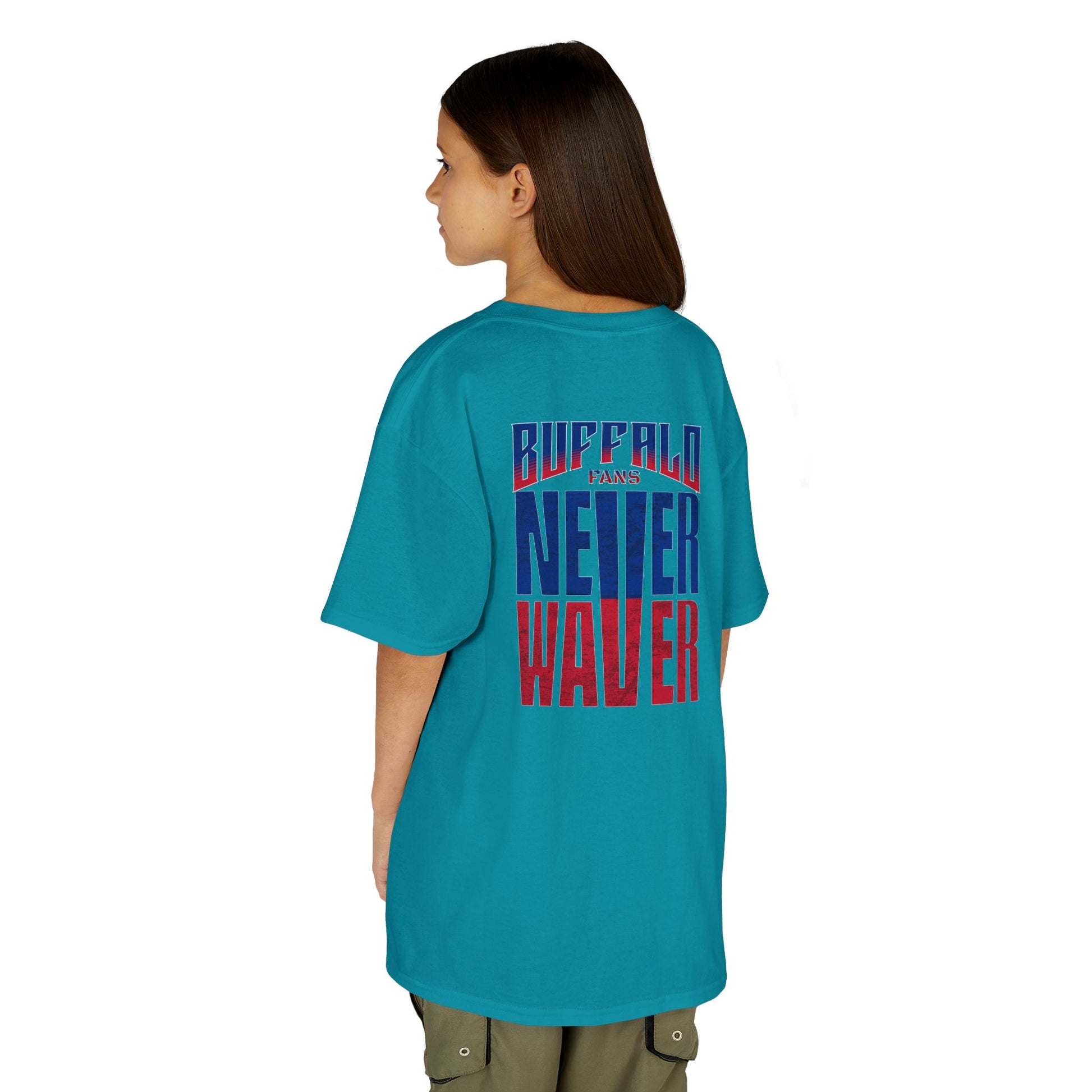 Buffalo Fans Never Waver Kids Heavy Cotton™ Tee - Never Waver