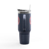 NEVER WAVER KICK FEAR IN THE TEETH Insulated Travel Mug, 40oz - Never Waver