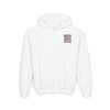 Youth Heavy Blend Hoodie - "America Never Waver " Motivational Sweatshirt - Never Waver