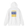 Inspired Unisex Heavy Blend™ Hooded Sweatshirt -Los Angeles Fans NEVER WAVER Graphic - Never Waver