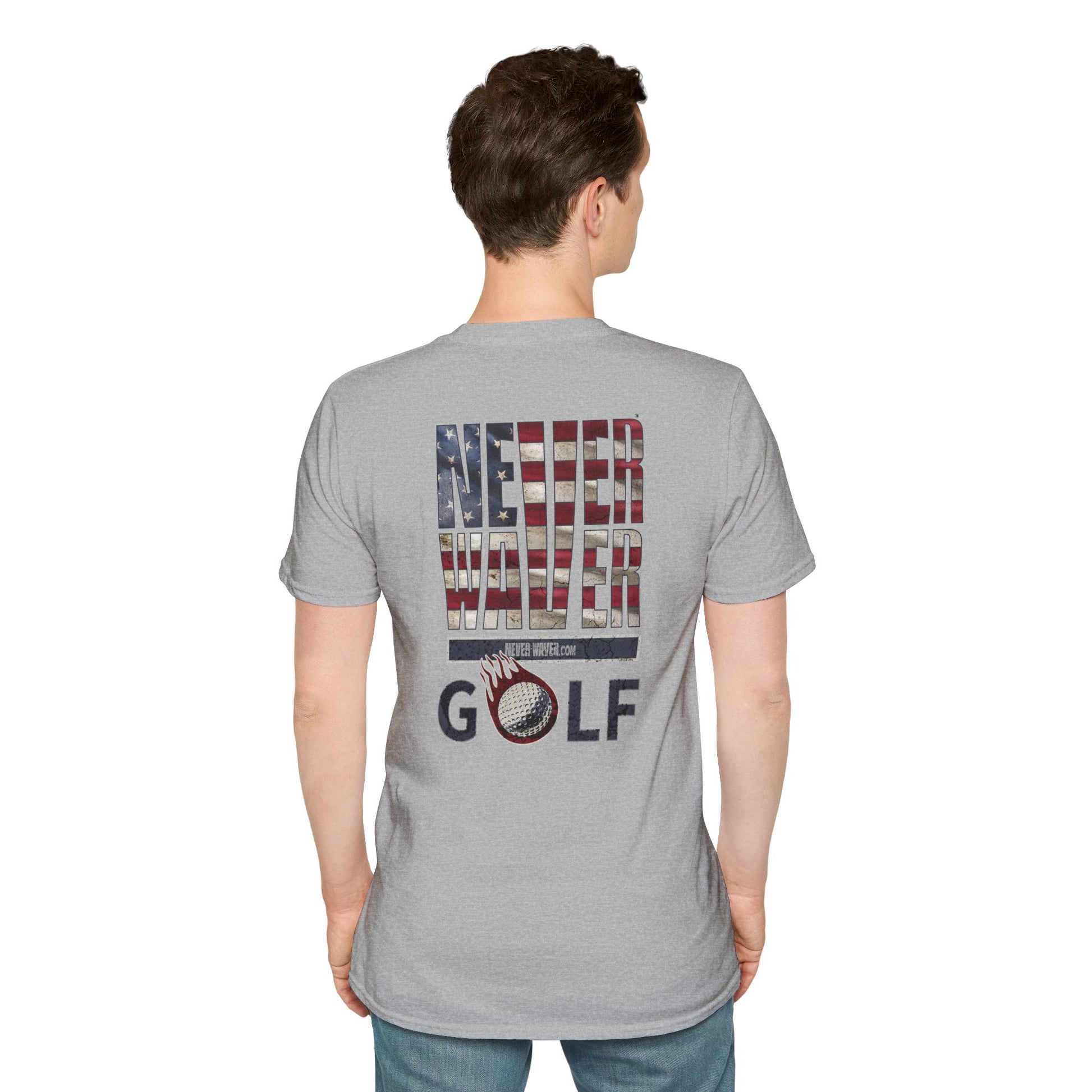 Never Waver Golf Unisex Soft style T-Shirt - Never Waver
