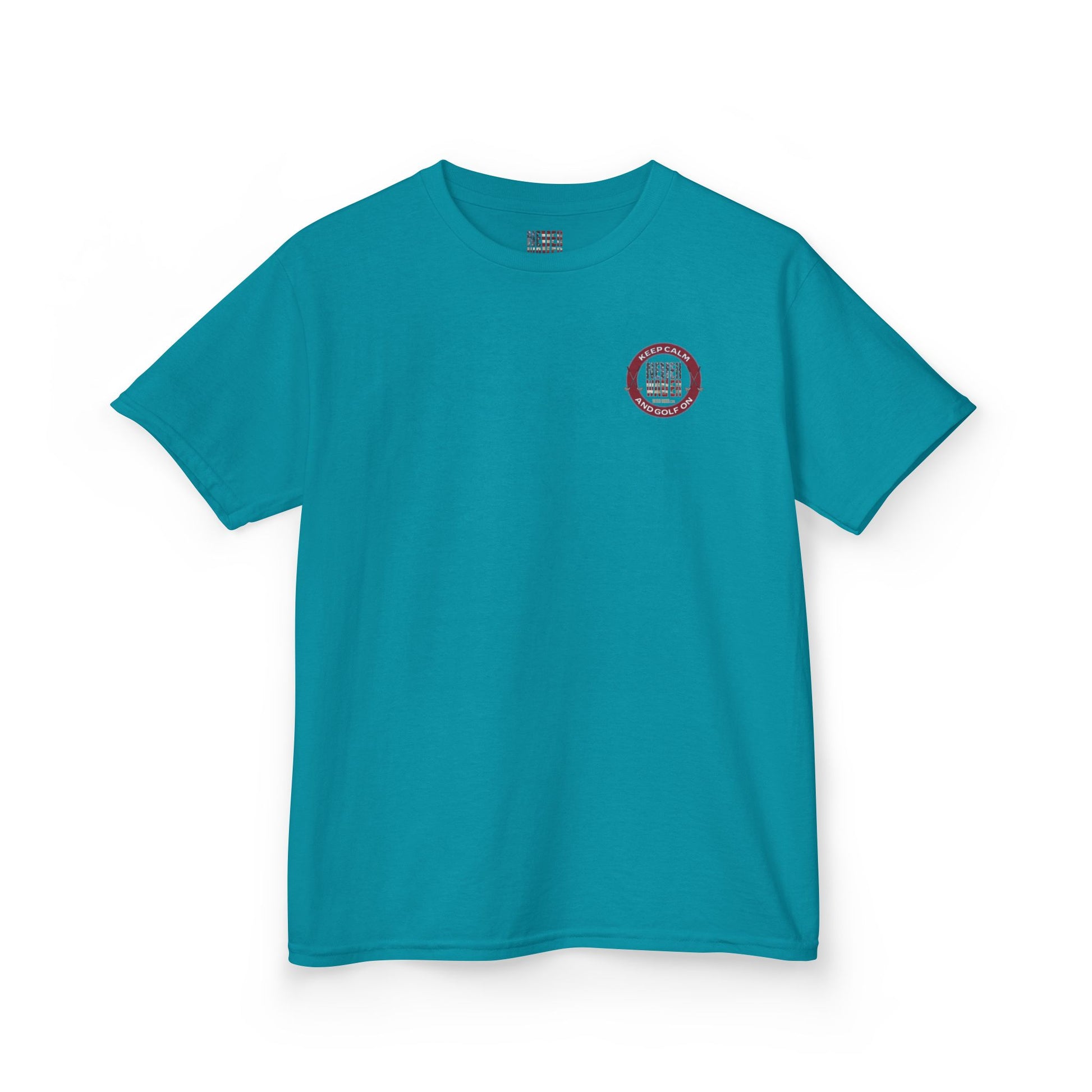 Kids Golf Tee - Keep Calm Never Waver and Golf On - Never Waver