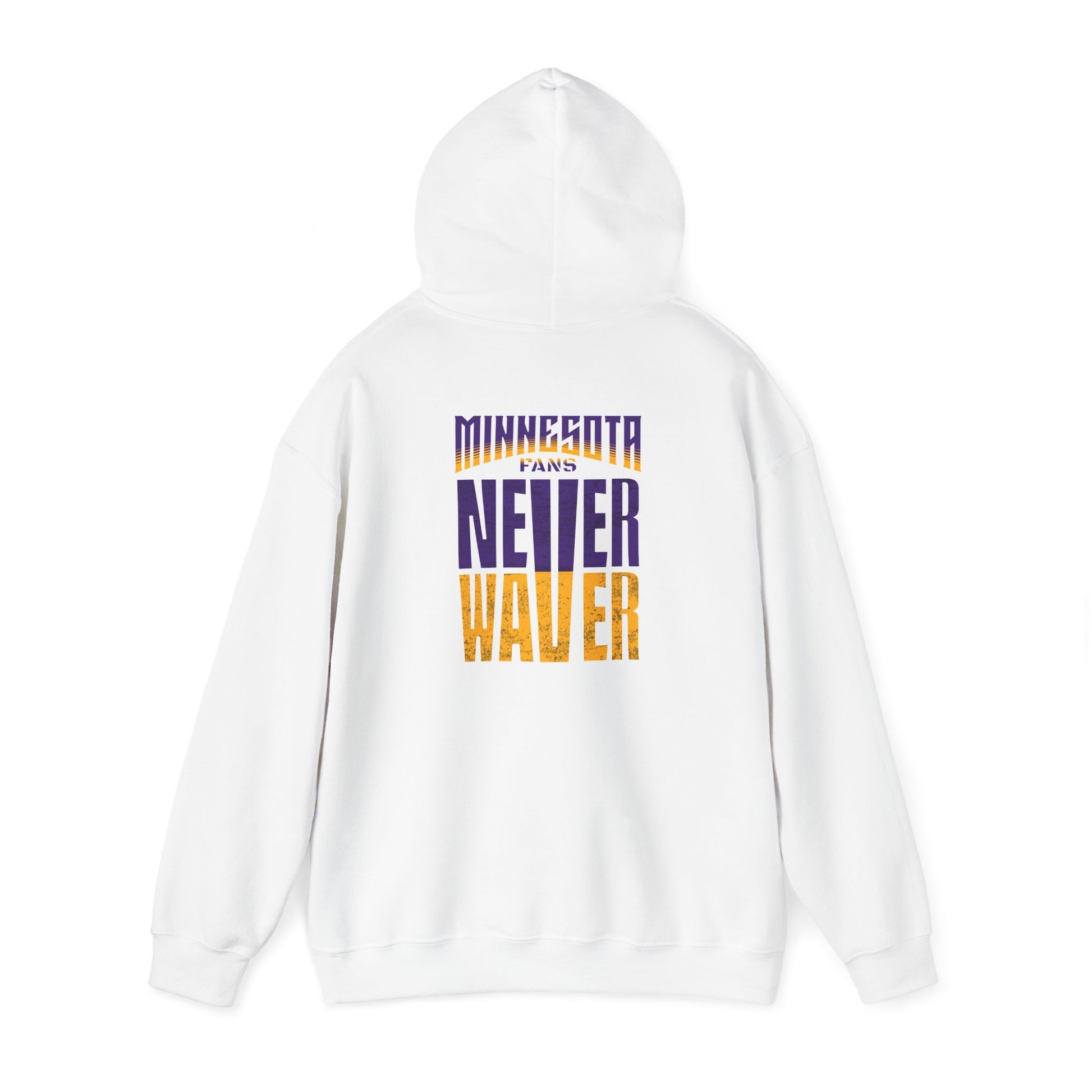 Unisex Heavy Blend™ Hoodie - "Minnesota Fans Never Waver" Design for Comfort and Motivation - Never Waver