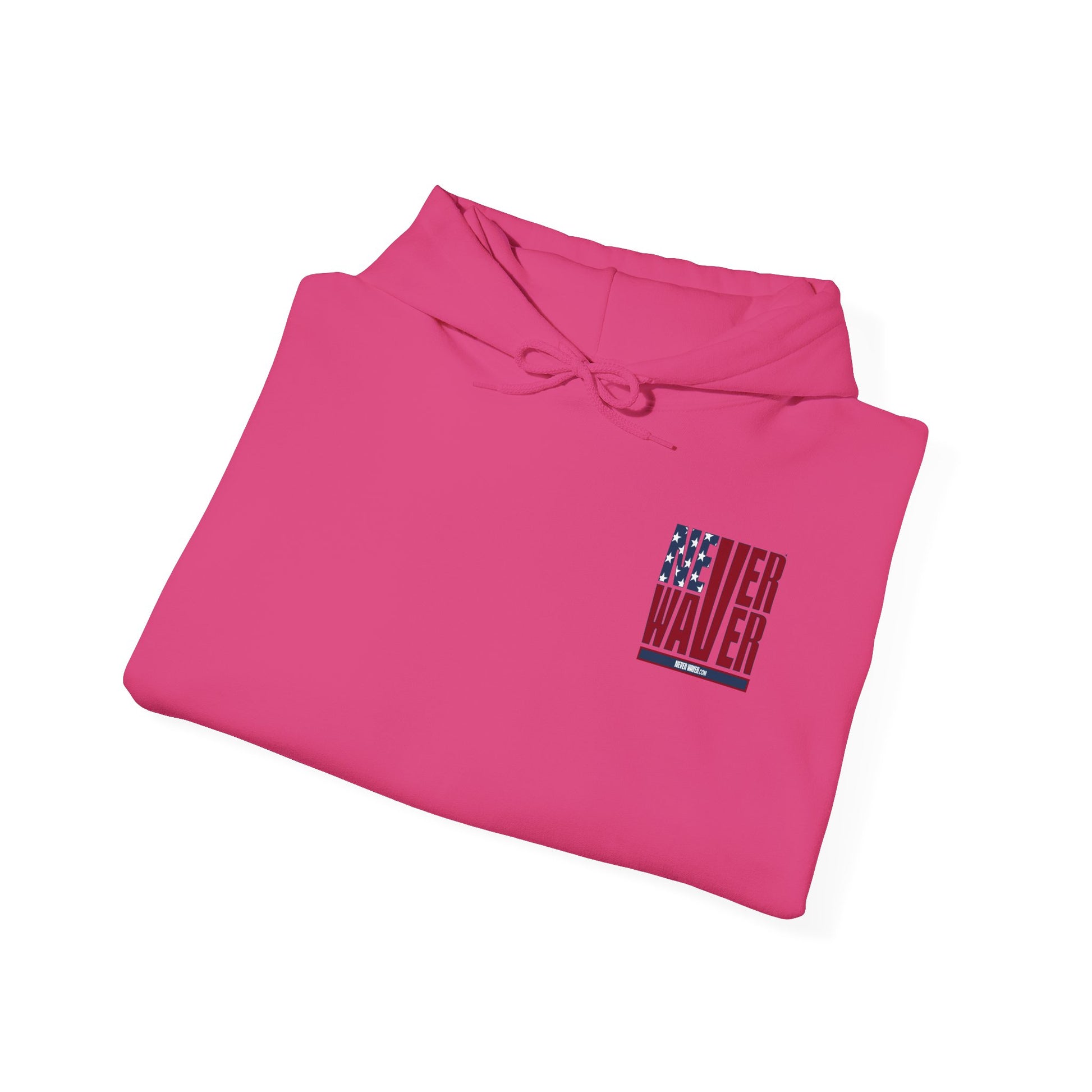 Patriotic Unisex Heavy Blend Hoodie - Never Waver Design - Never Waver