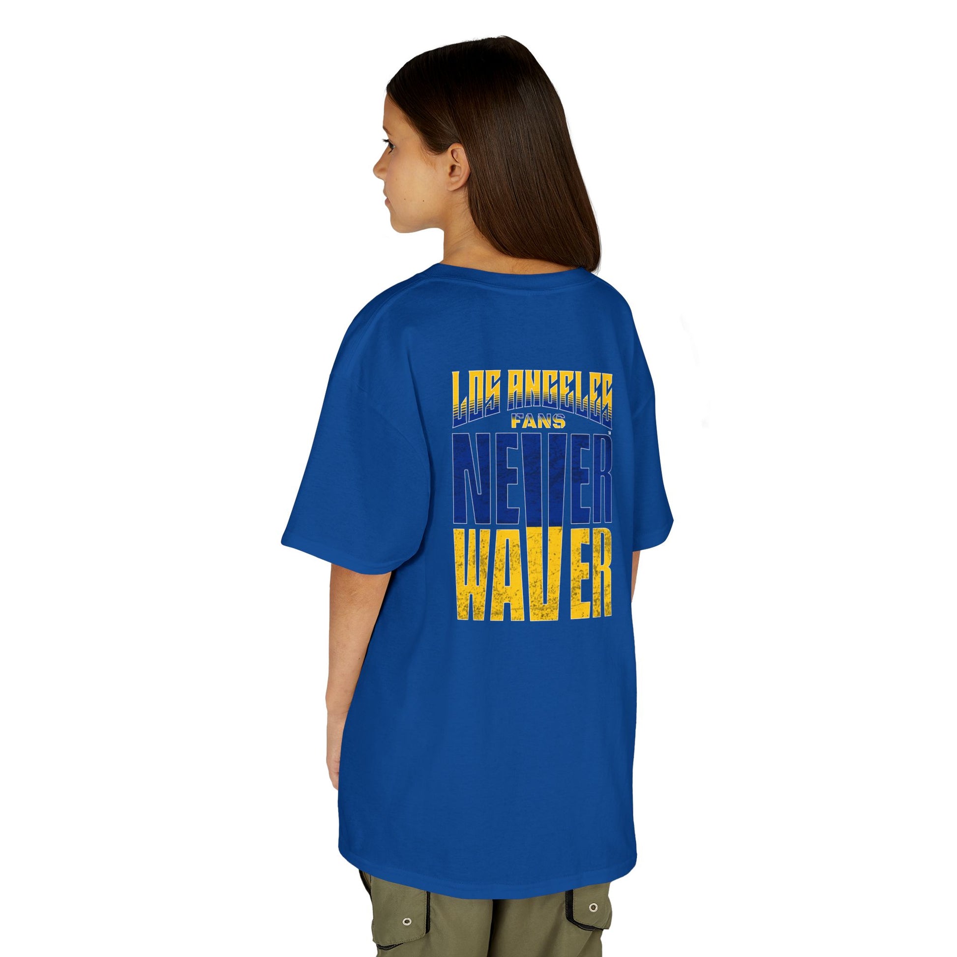 Los Angeles  Fans Never Waver Kids Heavy Cotton™ Tee - Never Waver