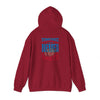 Unisex Heavy Blend™ Hooded Sweatshirt - 'Tennessee Fans Never Waver W Leopard Football' Casual Comfort for Team Fans - Never Waver