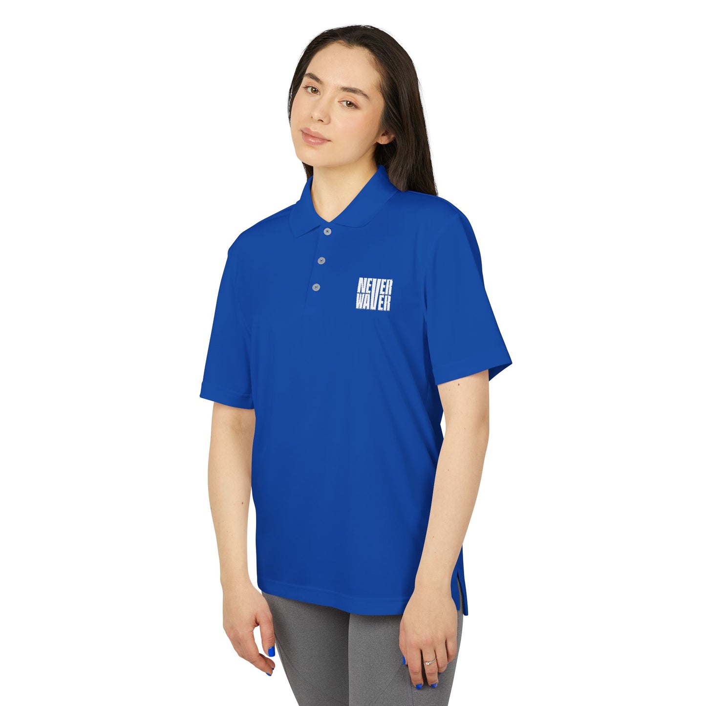 Unisex Never Waver Performance Polo Shirt - Activewear, Gym, Sports, Casual, Gift for Him/Her, Comfortable Fit