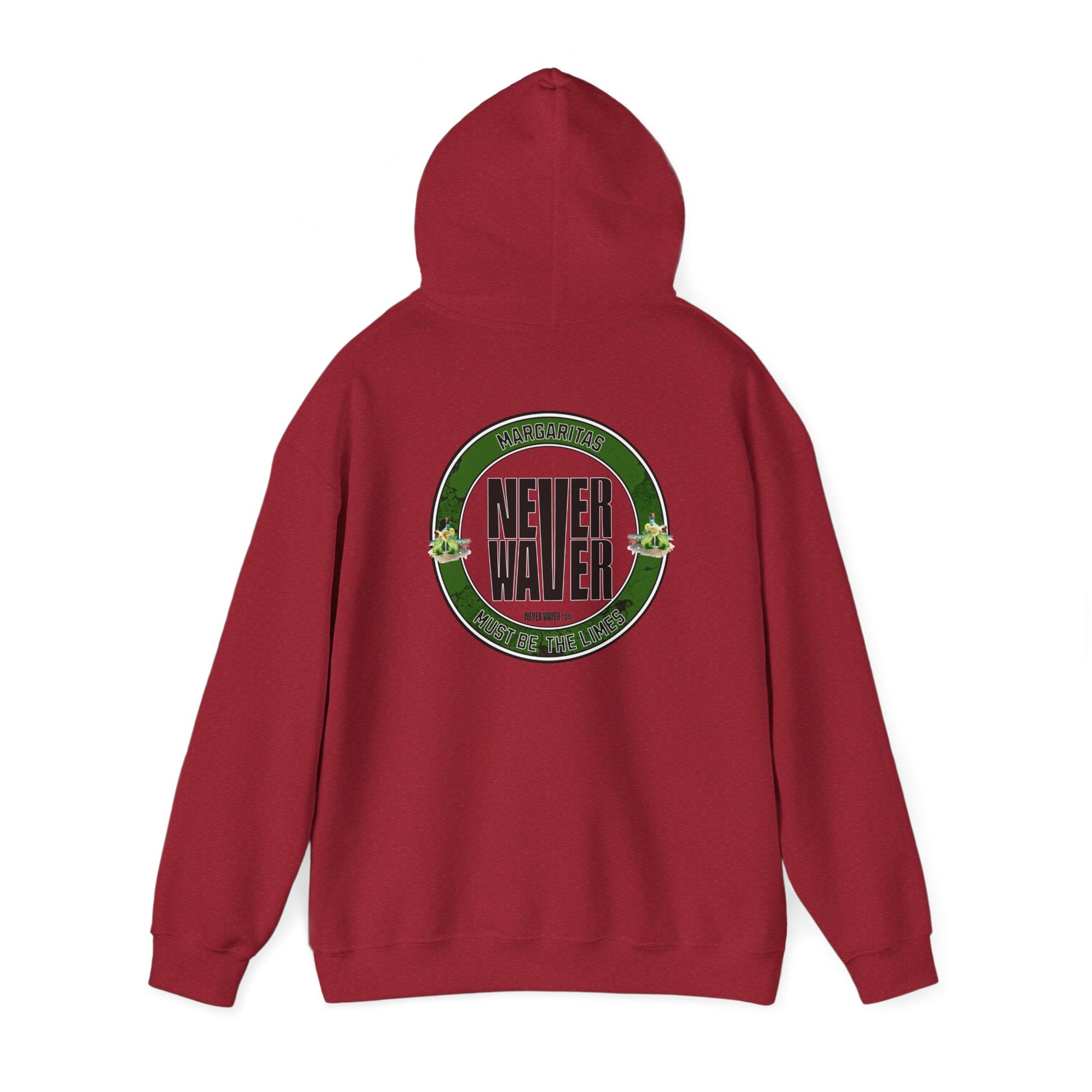 Eco-Friendly Unisex Hoodie: "Margaritas Never waver It must be the Limes?" - Never Waver