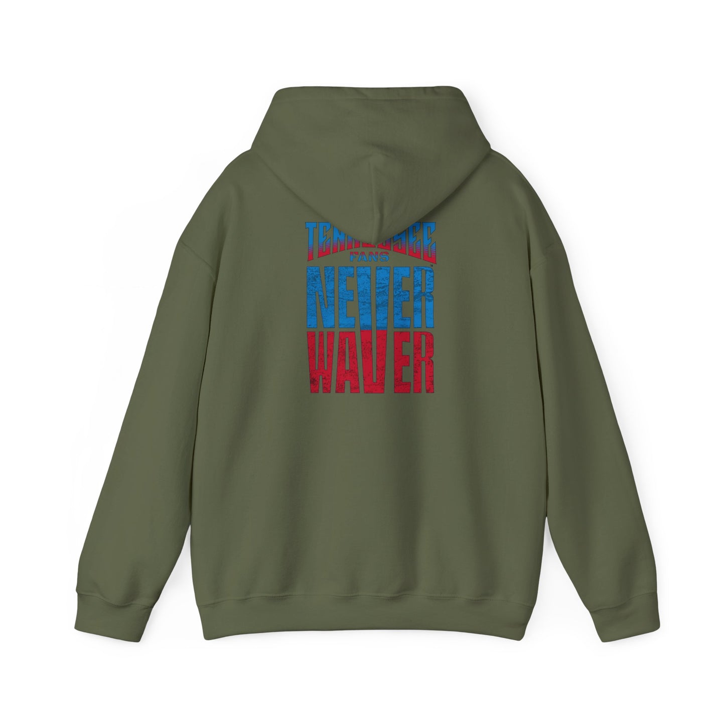 Tennessee Fans Never Waver Unisex Heavy Blend™ Hooded Sweatshirt – Casual Comfort for All Occasions - Never Waver