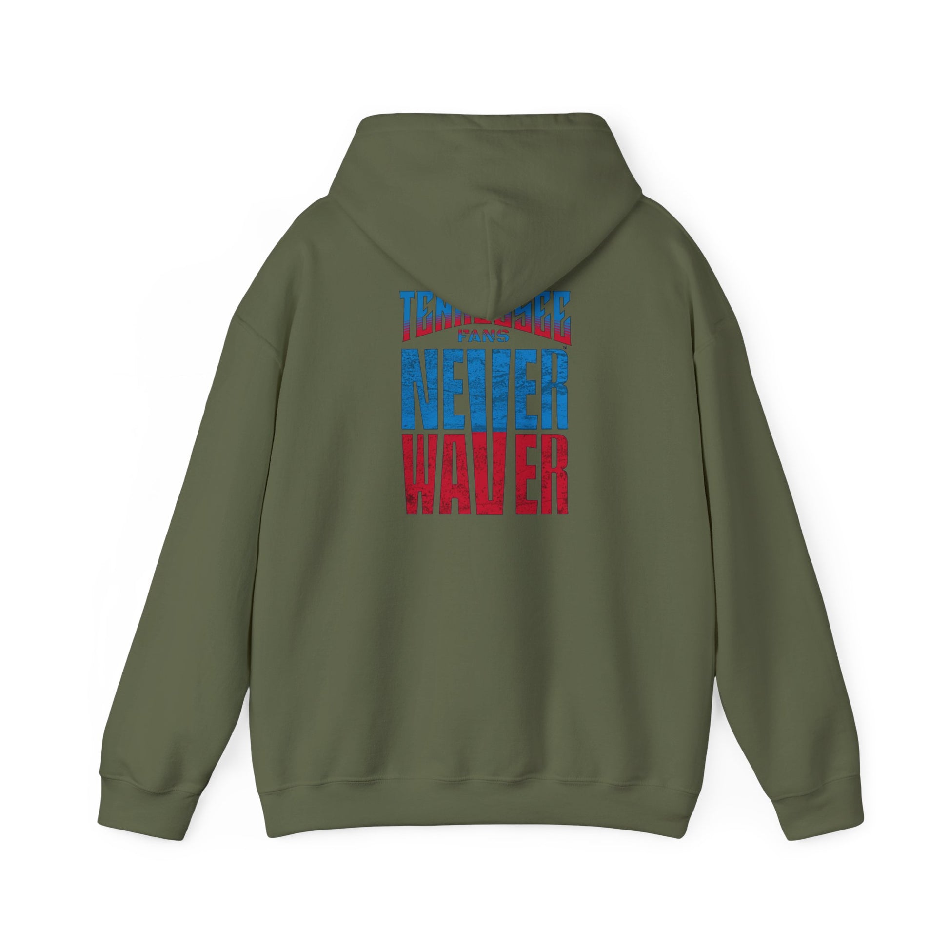 Tennessee Fans Never Waver Unisex Heavy Blend™ Hooded Sweatshirt – Casual Comfort for All Occasions - Never Waver