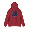 Never Waver Back The Blue Hoodie - Unisex Heavy Blend Sweatshirt - Never Waver