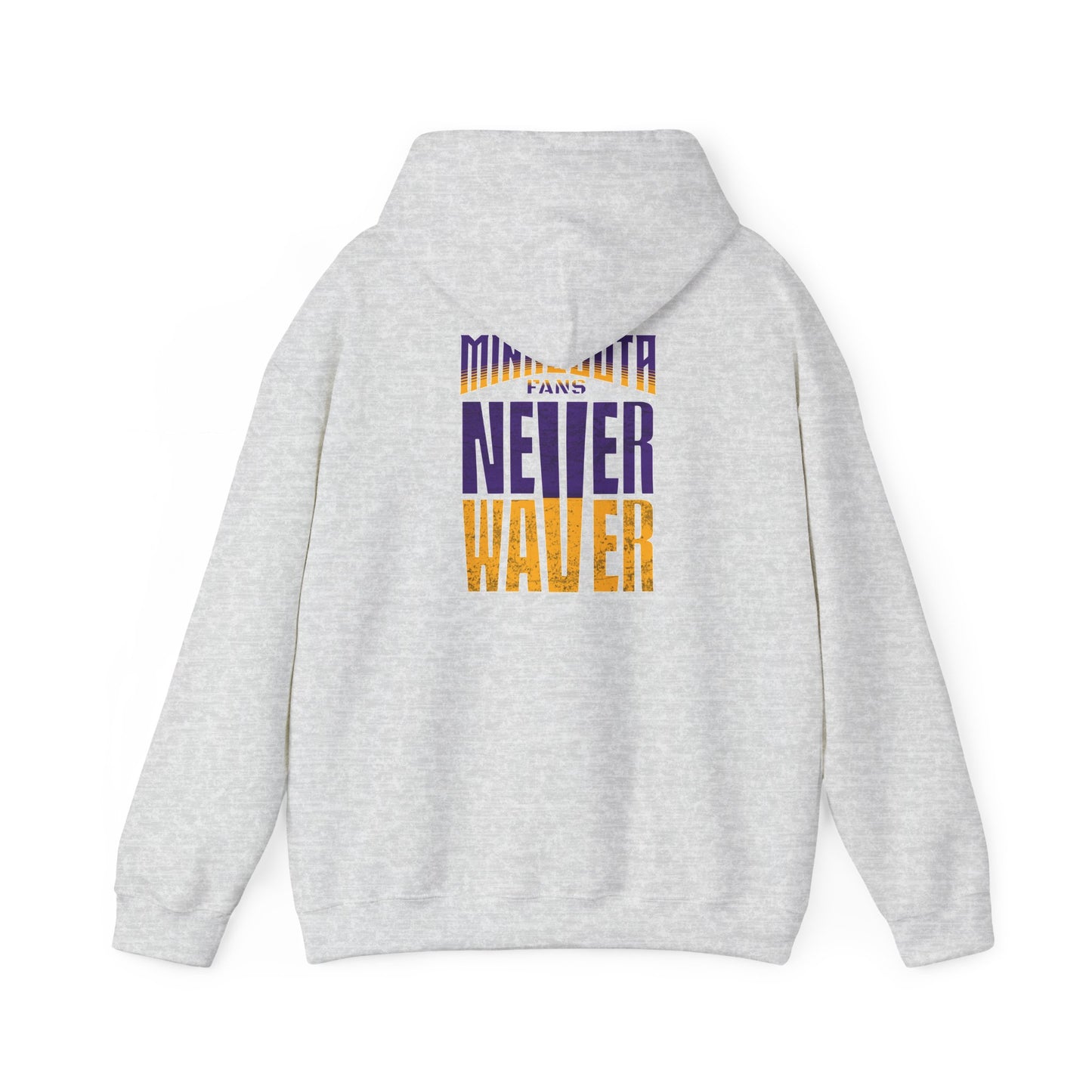 Unisex Heavy Blend™ Hoodie - "Minnesota Fans Never Waver" Design for Comfort and Motivation - Never Waver