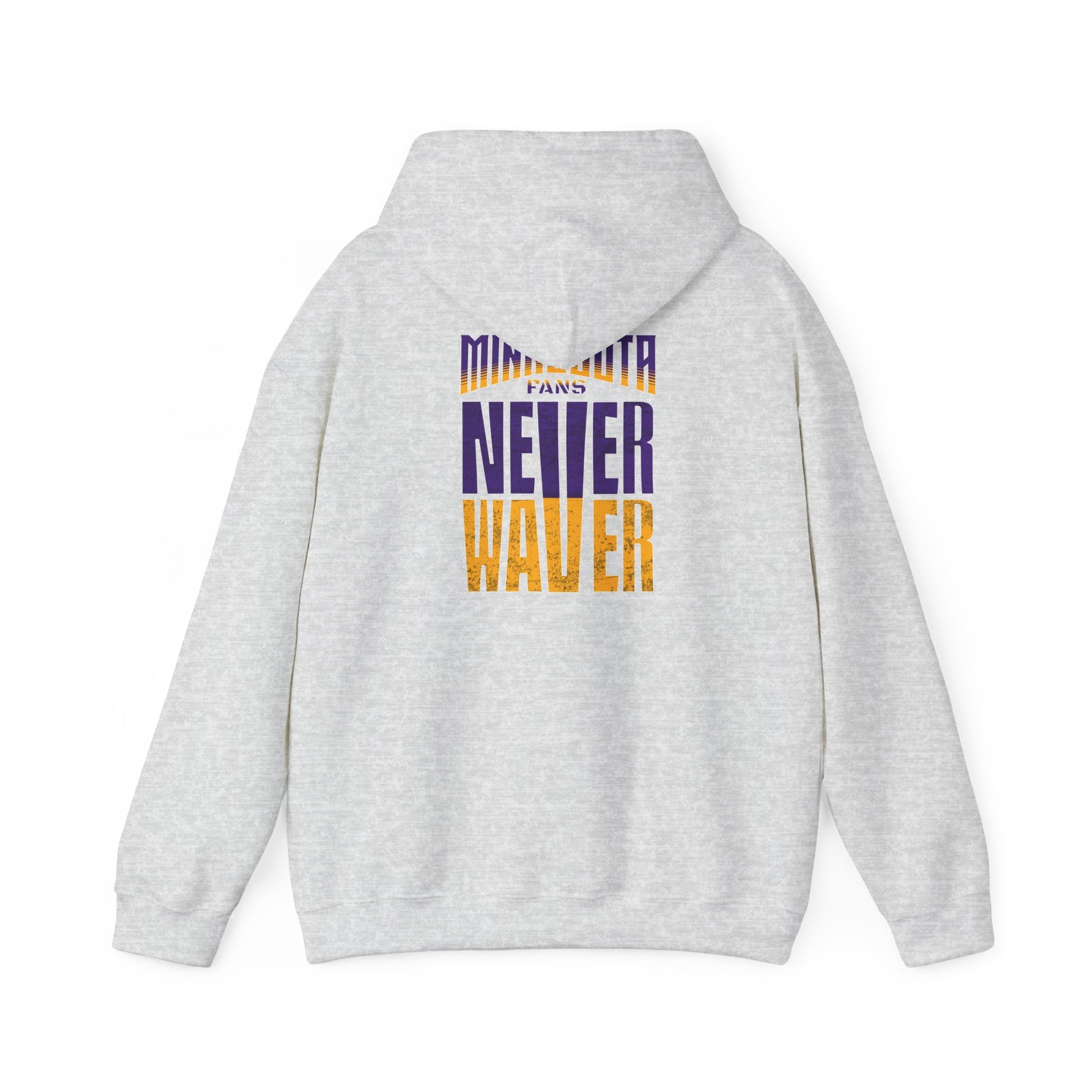 Unisex Heavy Blend™ Hoodie - "Minnesota Fans Never Waver" Design for Comfort and Motivation - Never Waver