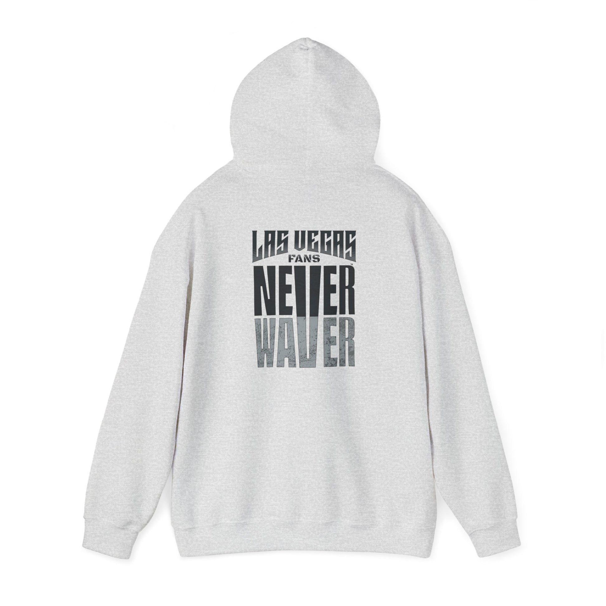 Unisex Heavy Blend™ Hooded Sweatshirt - Las Vegas Fans Never Waver Design, Perfect for Sports Fans - Never Waver