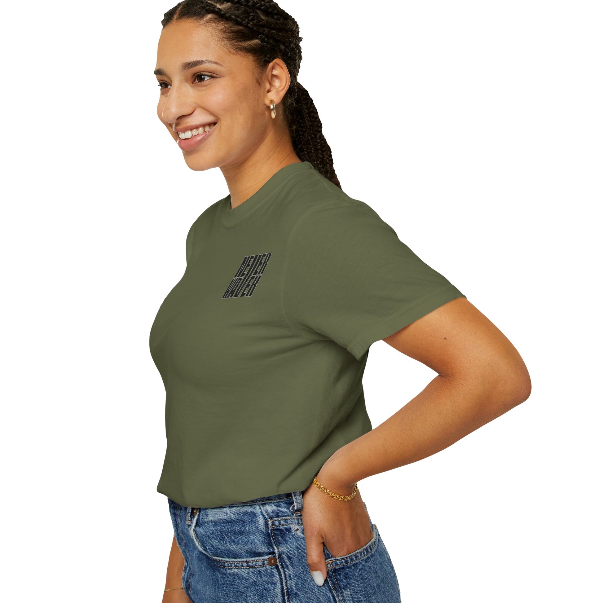 Unisex Garment-Dyed T-Shirt - 'Never Waver Mamacita Needs a Margarita' Design - Never Waver