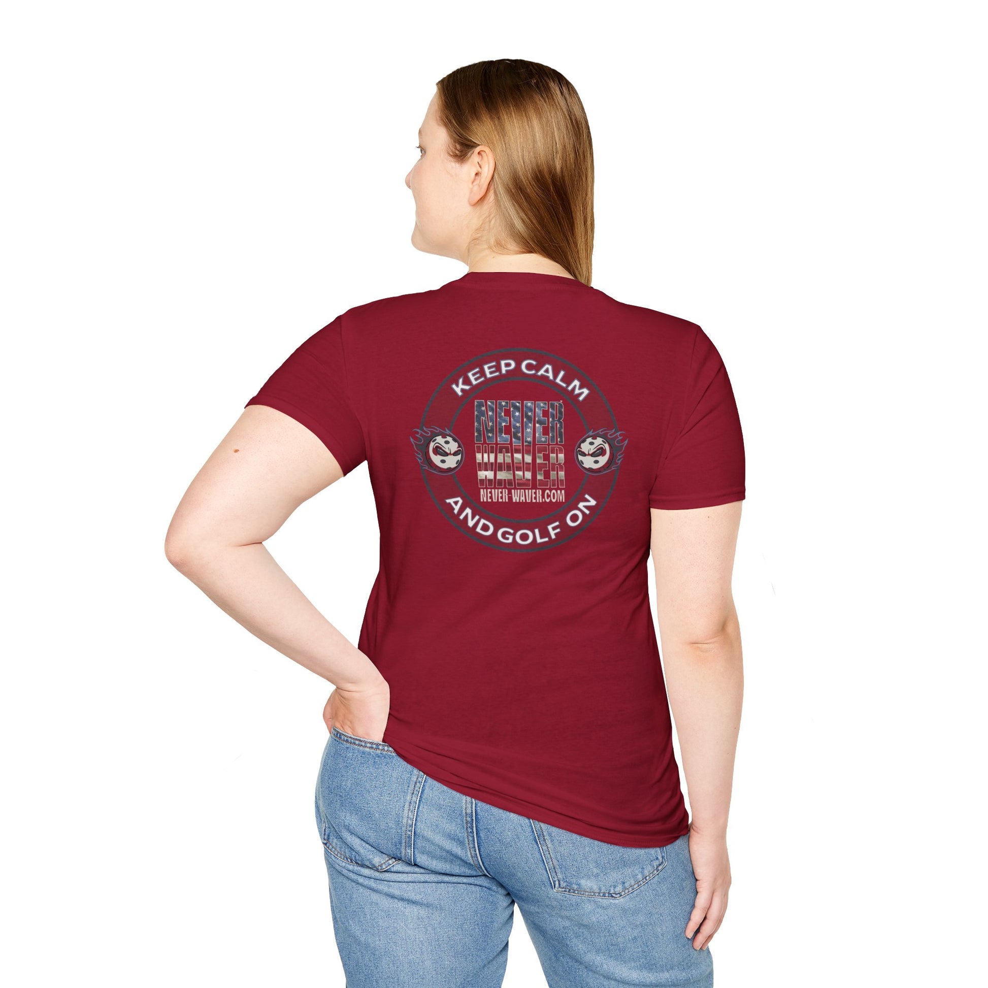 Never Waver Golf Unisex Soft style T-Shirt - Never Waver