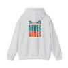 Unisex Heavy Blend™ Hooded Sweatshirt - "Miami Fans Never Waver" Inspirational Hoodie - Never Waver