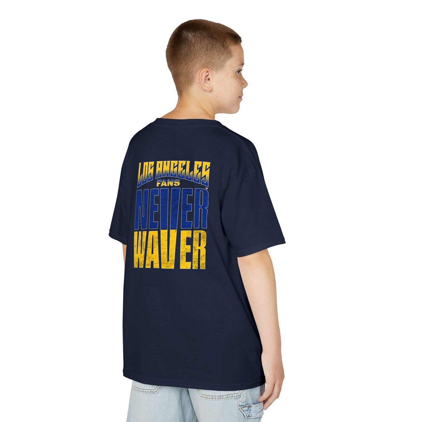Los Angeles  Fans Never Waver Kids Heavy Cotton™ Tee - Never Waver
