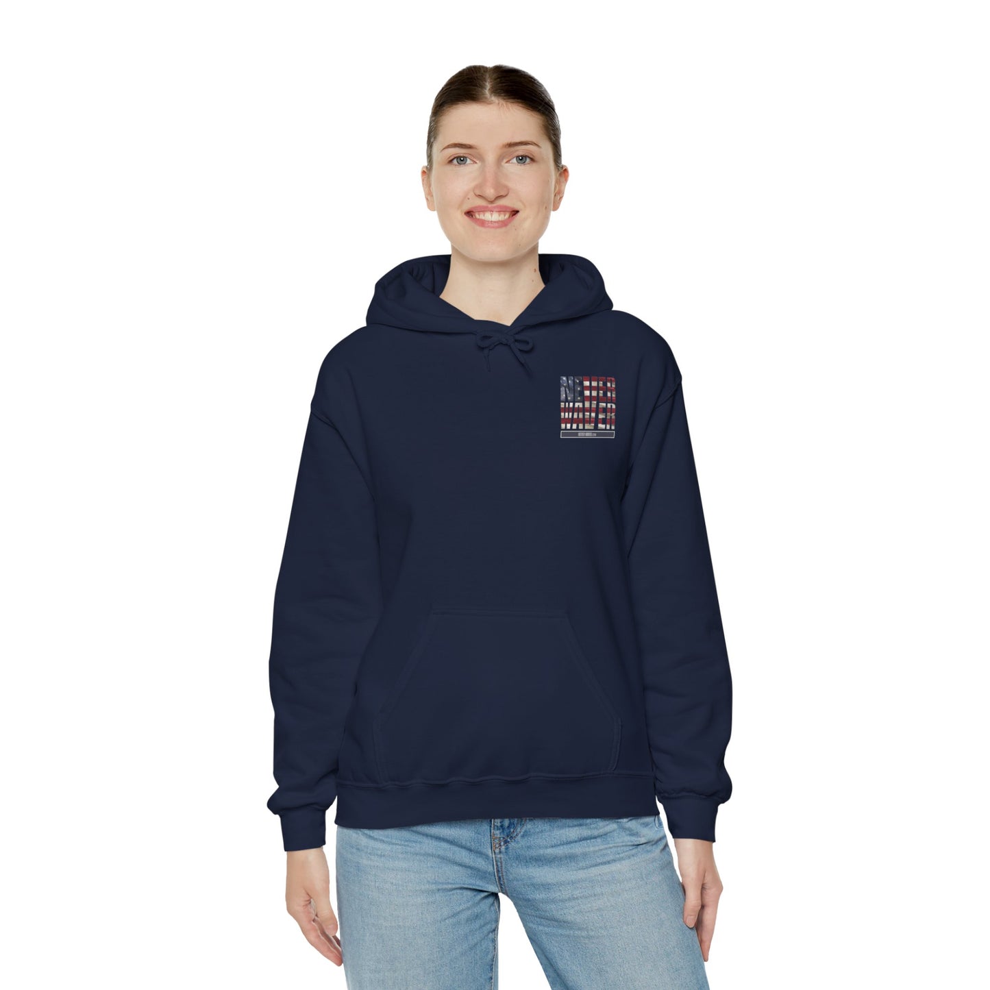 Respect Is Earned Never Waver It's Not Given Hoodie - Unisex Heavy Blend™ with Inspirational Design - Never Waver