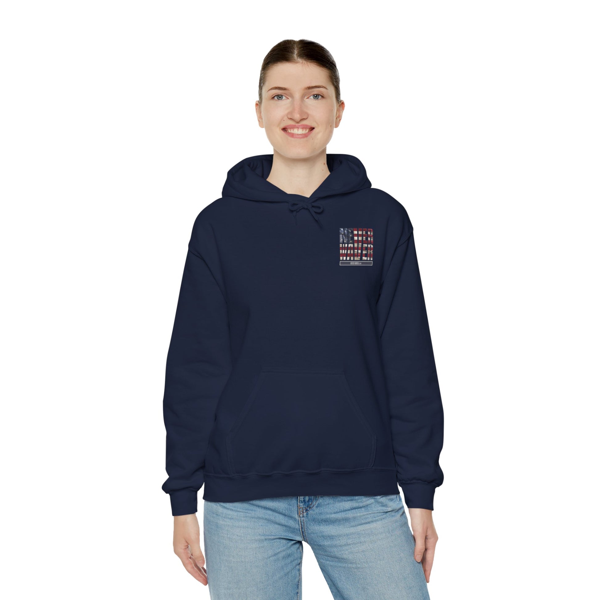 Respect Is Earned Never Waver It's Not Given Hoodie - Unisex Heavy Blend™ with Inspirational Design - Never Waver