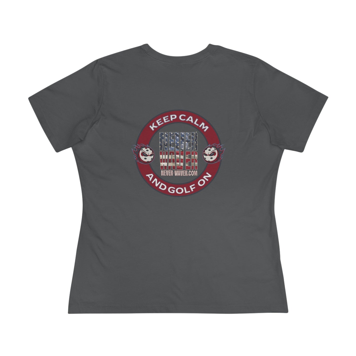 Never Waver Golf Women's Cotton Tee - Never Waver