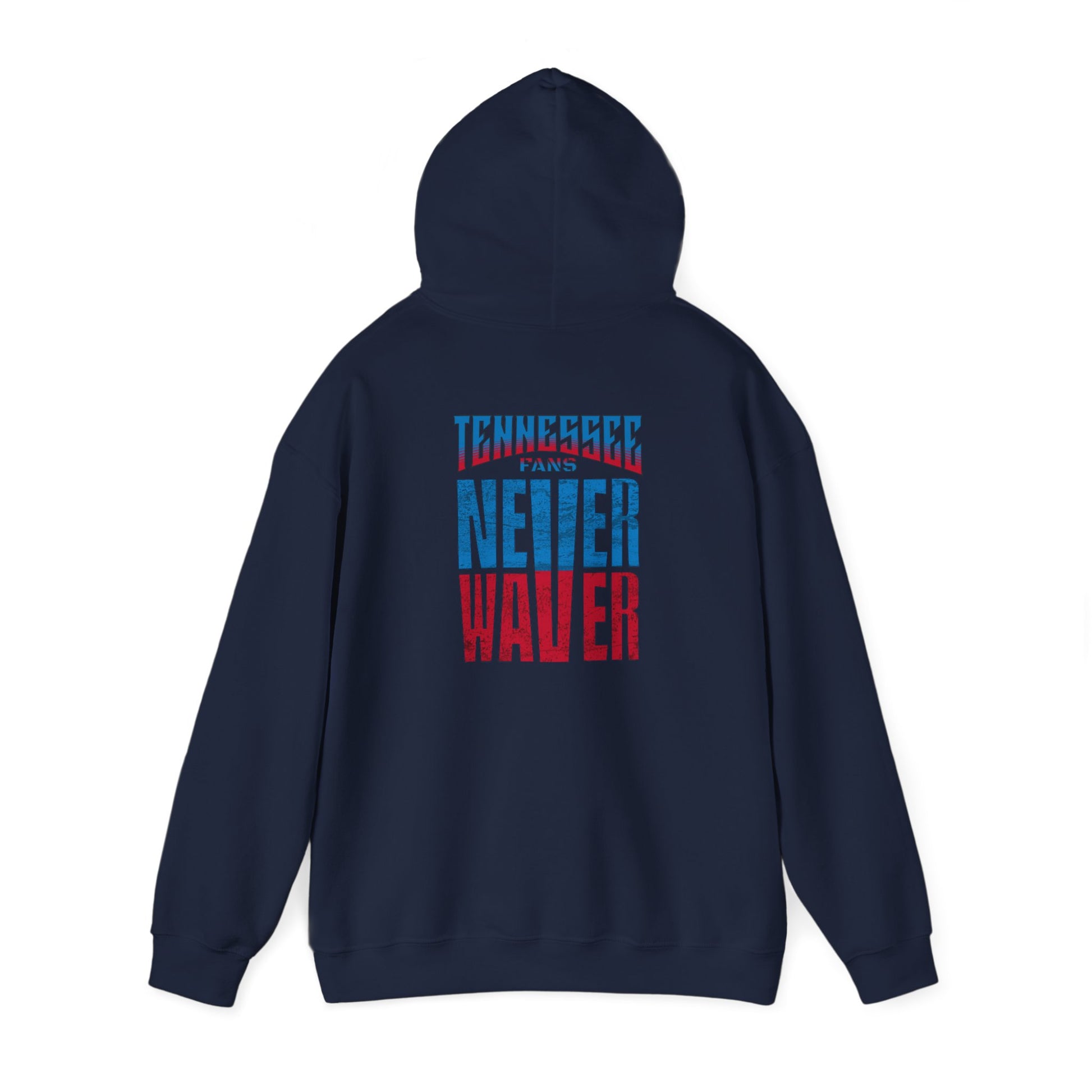 Tennessee Fans Never Waver Unisex Heavy Blend™ Hooded Sweatshirt – Casual Comfort for All Occasions - Never Waver