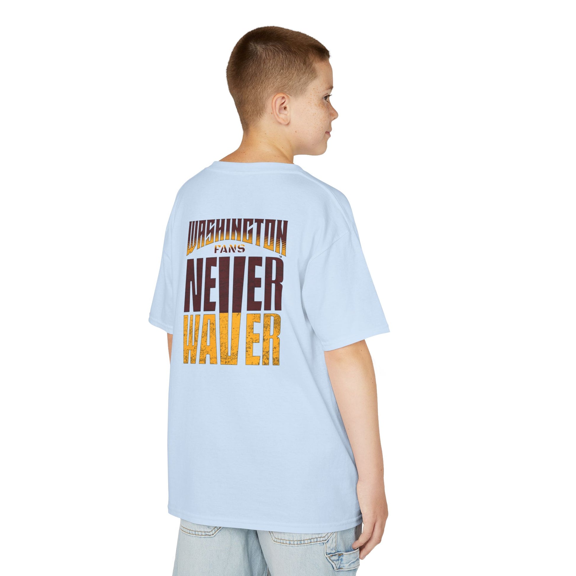 Washington Fans Never Waver Kids Heavy Cotton™ Tee - Never Waver