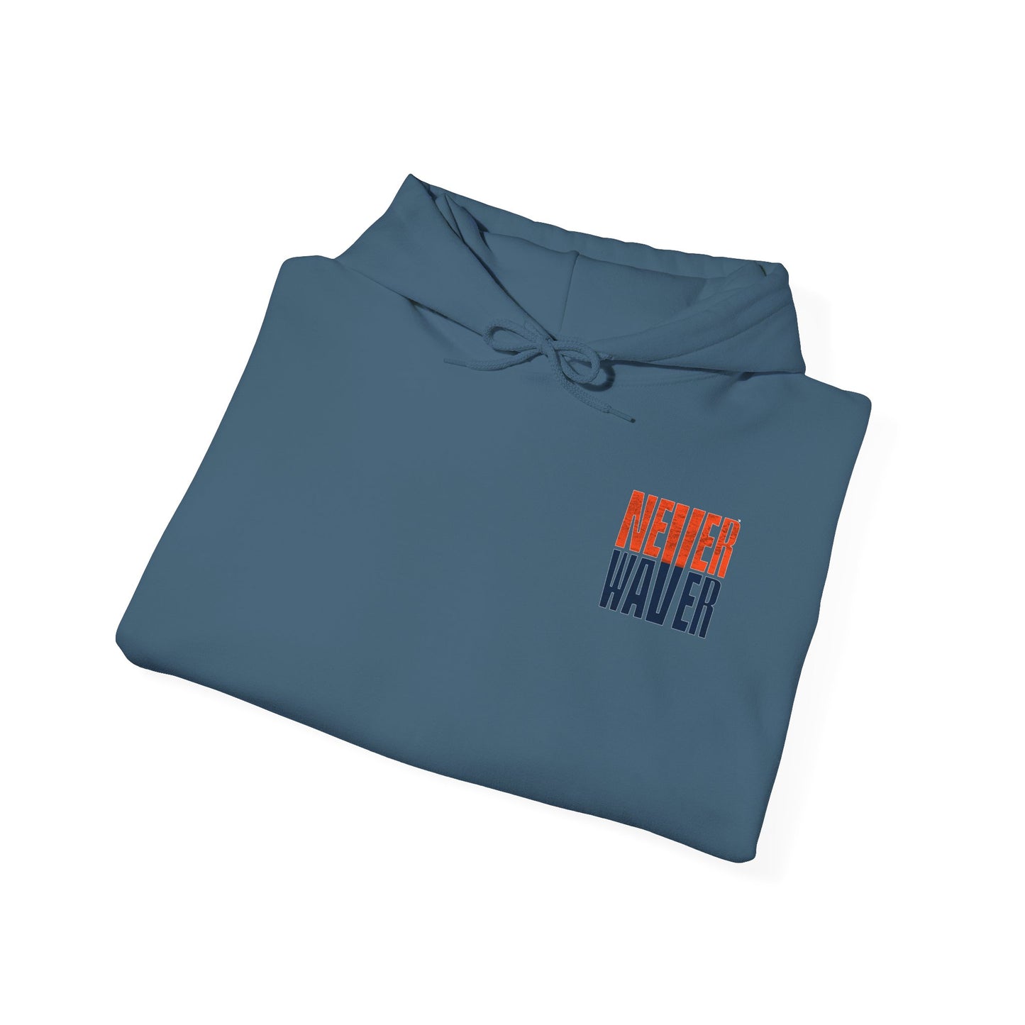 Unisex Heavy Blend™ Hooded Sweatshirt - 'Denver Fans Never Waver' Motivational Design - Never Waver