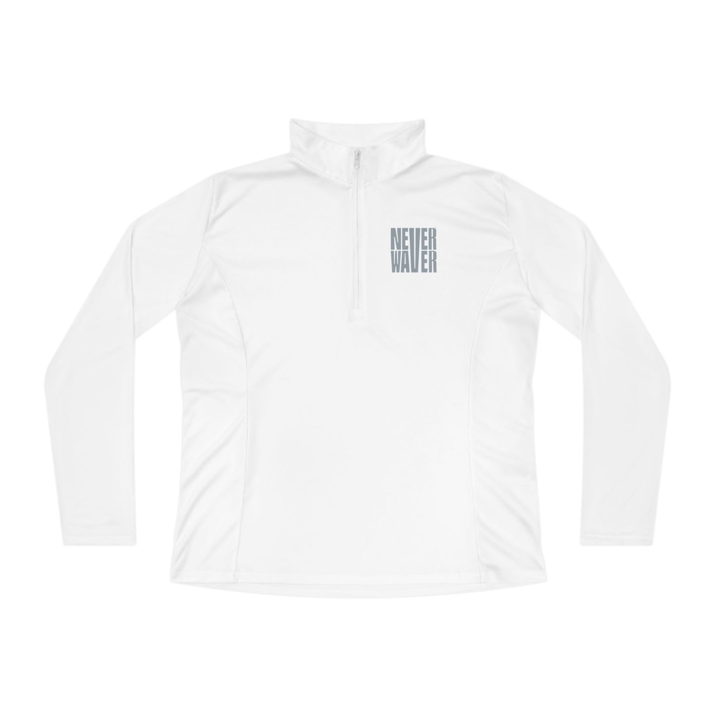 Ladies Quarter-Zip Pullover - Never Waver Activewear - Never Waver