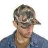Never Waver Embroidered Cap - Structured White Baseball Hat for Motivation and Style